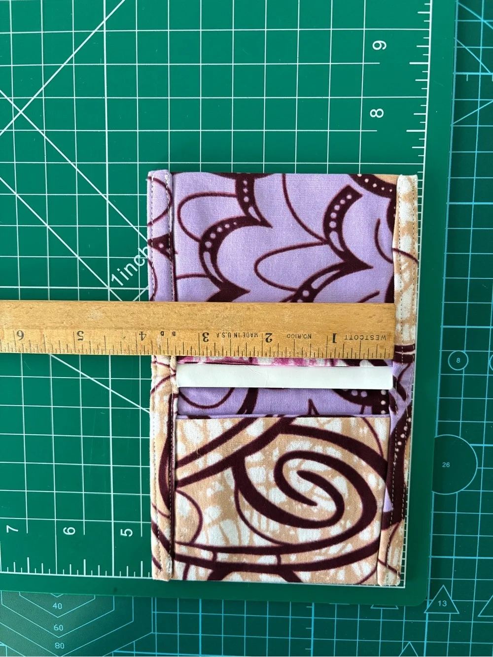 Reversible Print Wristlet Bag & Card Holder